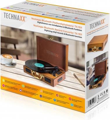 Produktbild Technaxx Nostalgie Plattendigitalisierer TX-101 (Einstiegsklasse, Halbautomatisch)