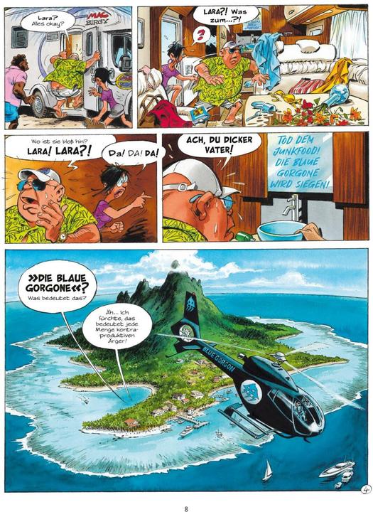 Actual product image Spirou and Fantasio Special 42: Spirou and the Blue Gorgon (German, Dany, Yann)