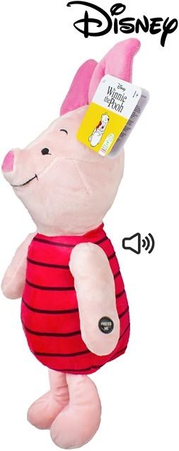 Produktbild Sambro Disney - Plush w. Sound - Piglet (I-WTP-9274-3-FO) (28 cm)