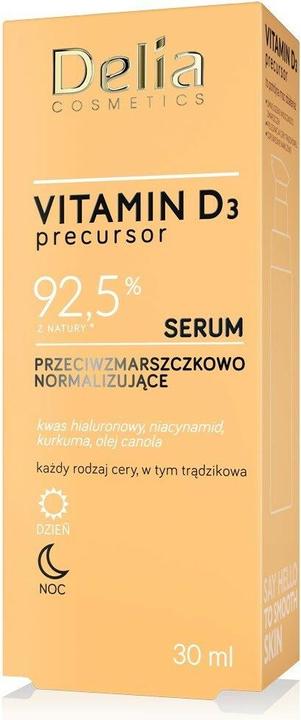 Actual product image Delia Cosmetics Vitamin D3 Day & Night Anti-Wrinkle (30 ml)