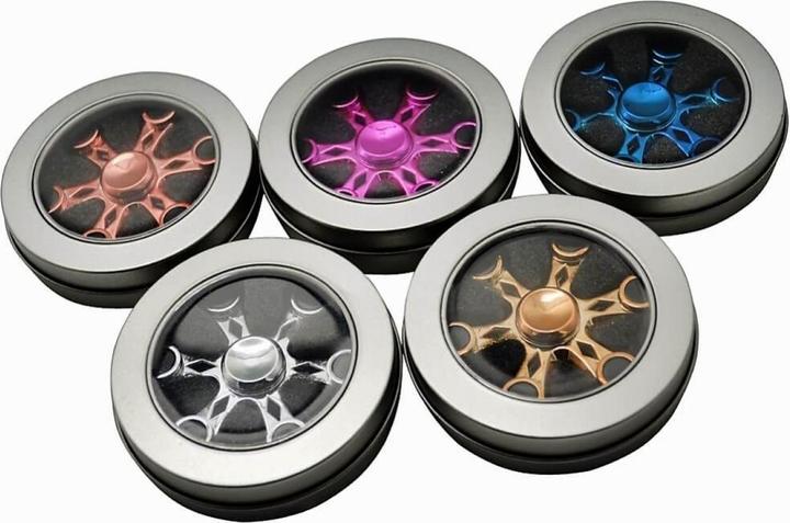 Actual product image FidgetSpinner Six Star Flower Power Fidget Spinner