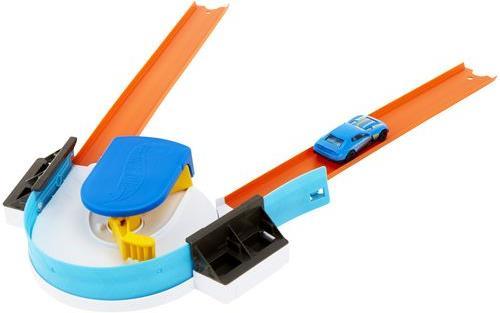 Actual product image Hot Wheels Track Builder Basic Set Adjustable Curve Kicker