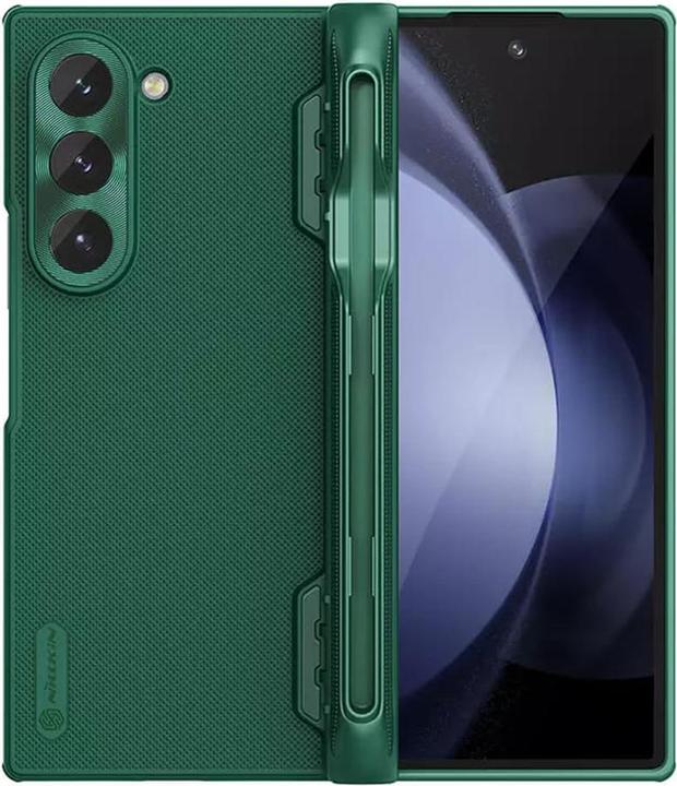 Image du produit Nillkin - Super Frosted Shield Pen Holder - Samsung Galaxy Z Fold6 - Deep Green (Samsung Galaxy Z Fold6)