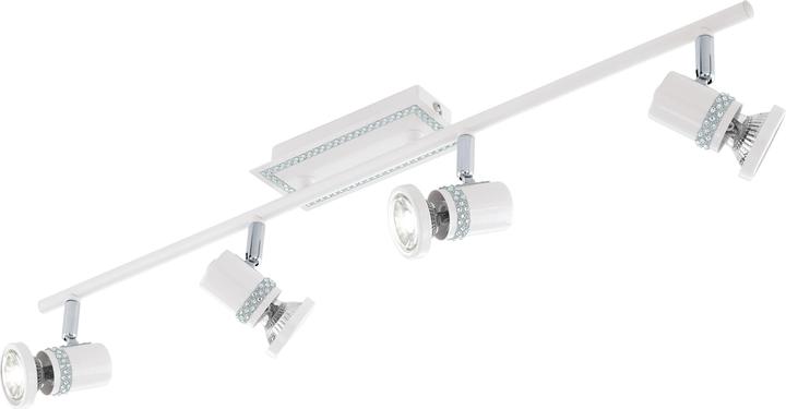 Produktbild EGLO 94285 Bonares LED Spot 4x3.3W Stahl weiss chrom klar