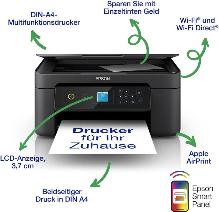 Immagine prodotto Epson Expression Home XP-3205 MFP a getto d'inchiostro 3in1 33ppm mono 15ppm a colori (P) (Inchiostro, Colore)
