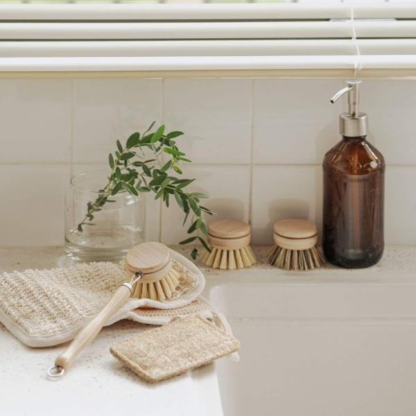 Actual product image Jungle Culture Bamboo dishwashing brush set | Dishwashing brushes, 4 pcs. (4 pcs.)