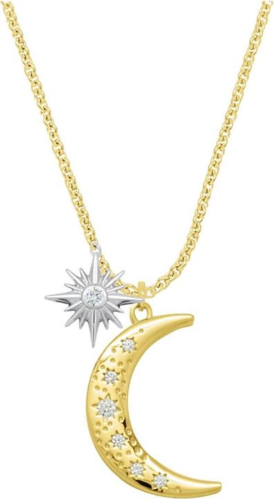 Immagine prodotto Candy Collana Moon, argento 925, placcata oro (Argento 925, 42 - 45 cm)