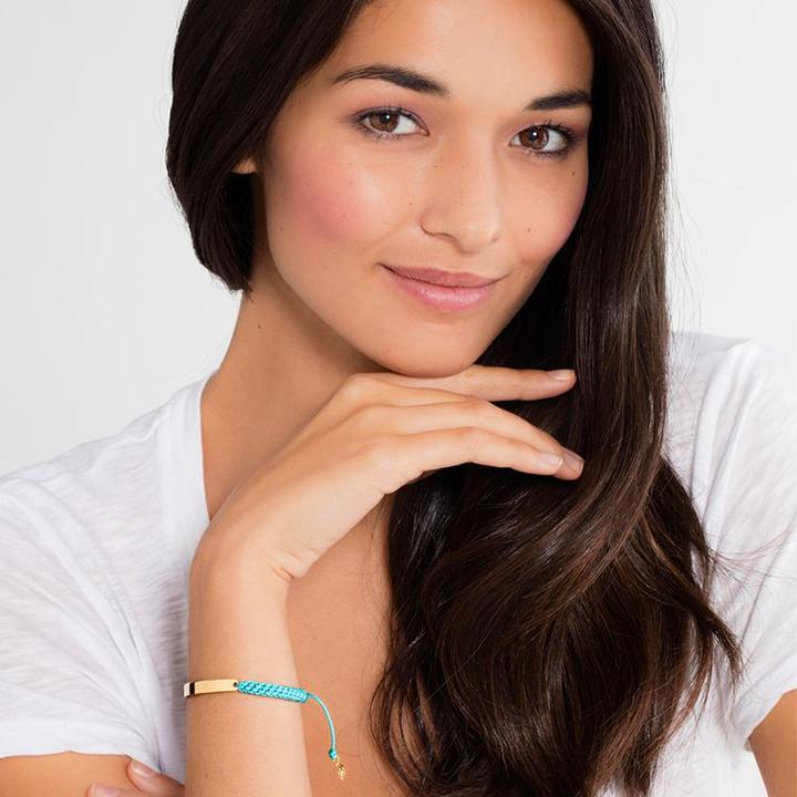Produktbild Thomas Sabo Armband Blau Seestern (19 cm, Kunststoff, Silber)