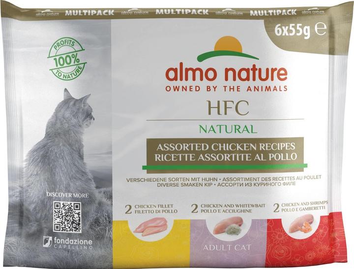 Image du produit Almo Nature HFC Multipack au Poulet (Adulte, 1 pcs, 330 g)