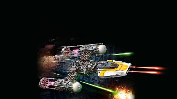Actual product image LEGO Y-Wing starfighter (75181, LEGO Rare Sets, LEGO Star Wars)