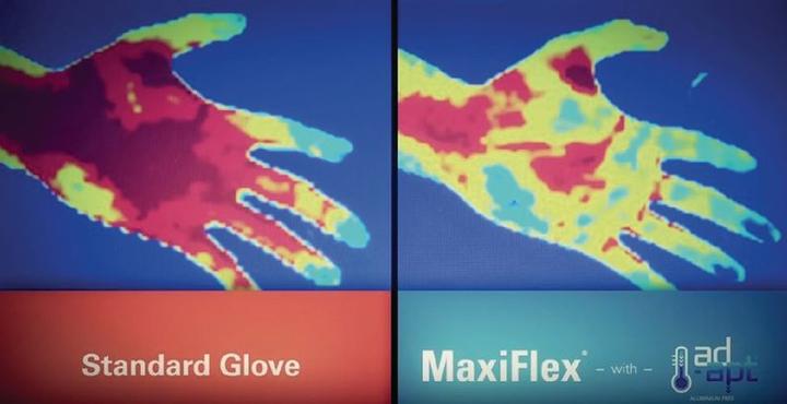 Actual product image Maxiflex Nylon knitted gloves (11)