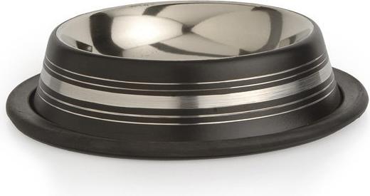Produktbild Beeztees Bz Edelstahlnapf Streifen Schw (0.18 l)
