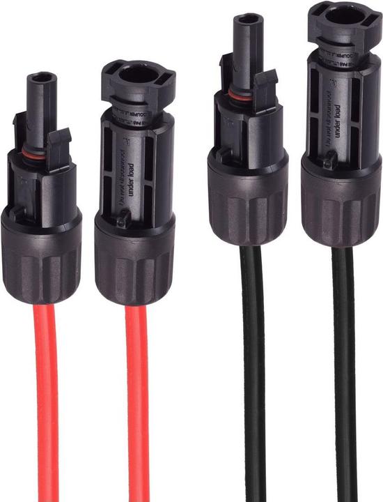 Produktbild Shiverpeaks ®-PV4 Verlängerung, 4mm², 2er Set rot/schwarz, 3m (3 m, Verlängerung)
