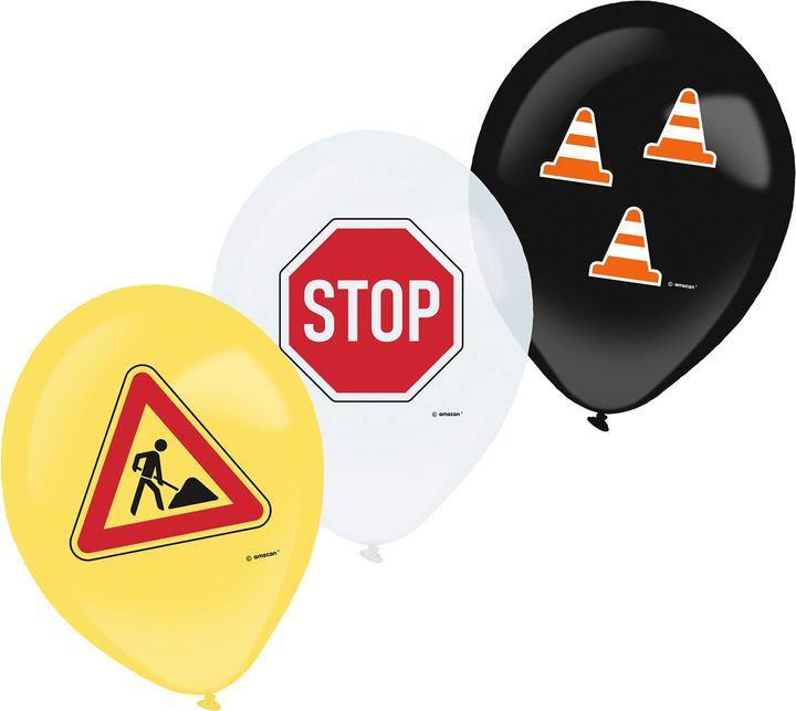 Amscan Latexballons - Baustelle (6 x)