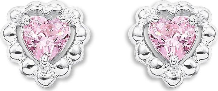 Actual product image Amor heart (Silver, Zirconia)