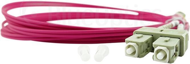Immagine prodotto CBO Cavo patch in fibra ottica LC / SC MM OM4 magenta 15,0 m (CAT6, 15 m)