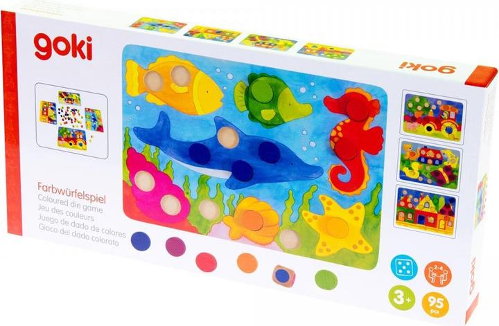 Produktbild Goki Farbwürfelspiel (Deutsch)
