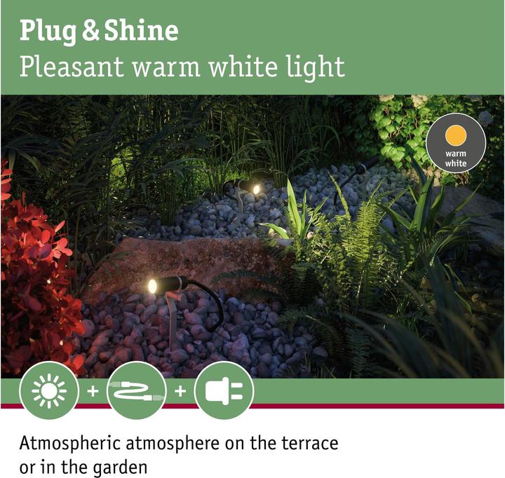 Produktbild Paulmann Outdoor Plug & Shine Plantini Ergänzungsset (200 lm, IP65)