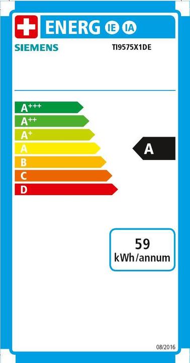 Label énergétique Siemens EQ.9 plus connect s700