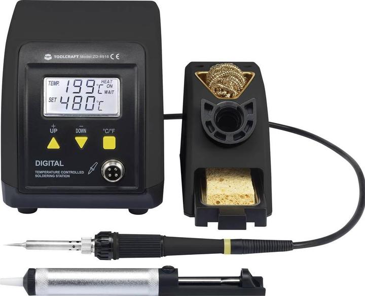 Actual product image Toolcraft Soldering station + desoldering station