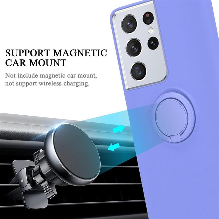 Produktbild Cadorabo TPU Liquid Ring Silicone Case Hülle (Samsung Galaxy S21 Ultra)