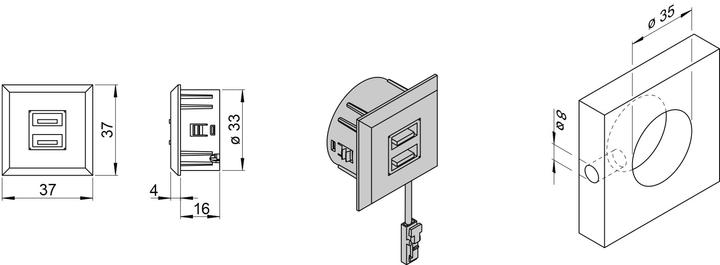 Immagine prodotto L&S Prese doppie USB 12 V