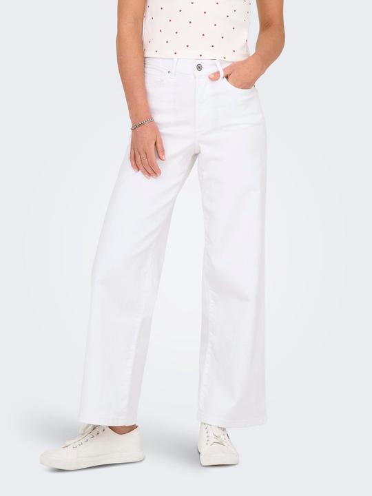 Actual product image Only ONLANN-MADISON Hohe Taille Verkürzt Jeans Jeans mit weitem Bein (32)