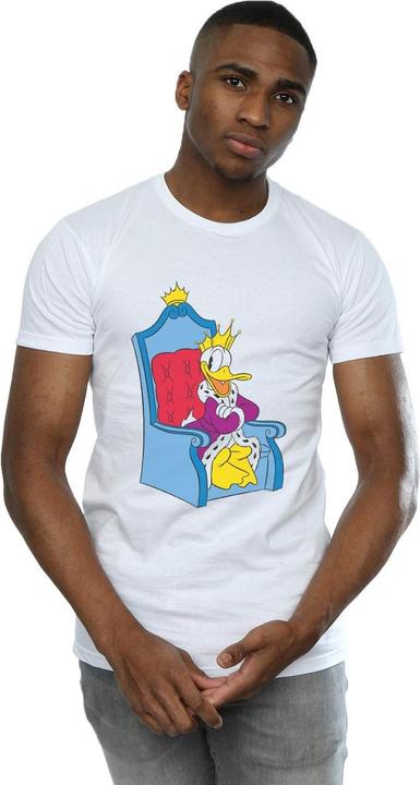 Actual product image Disney Mens Donald Duck King Donald T-Shirt (S)