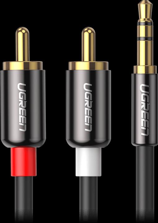 Produktbild Ugreen 2x RCA – 3.5mm Klinke (2 m, Cinch, 3.5mm Klinke (AUX))