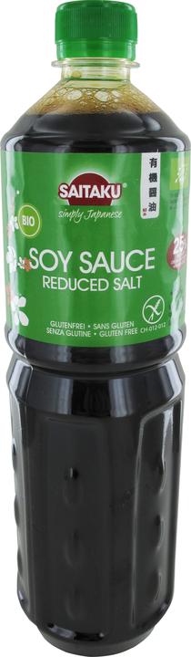 Actual product image Saitaku SAI Organic Soy Sauce low salt (1000 g)
