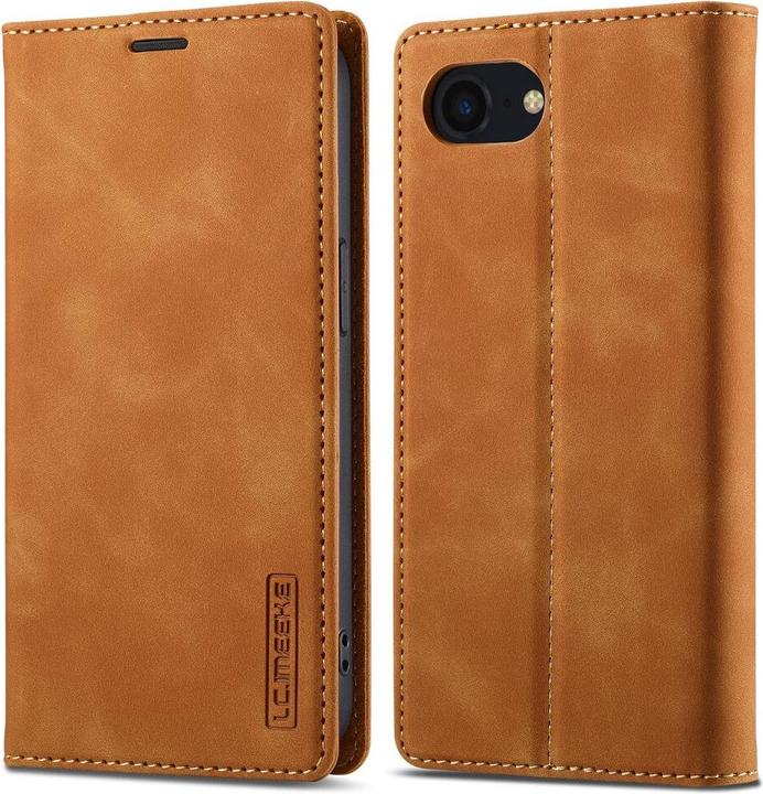 Actual product image LC.Imeeke iPhone 16e - Flip Case Vintage (Apple iPhone 16e)