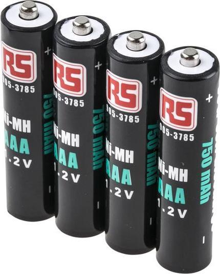 Produktbild Rs Pro RS LSD NiMH AAA 750mAh 4PK (4 Stk., AAA, 750 mAh)