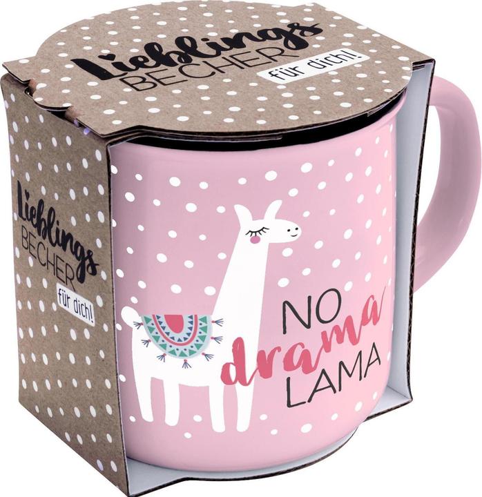 Immagine prodotto Sheepworld Tazza caffè No Drama, Lama 350 ml, 1 pezzo, Rosa (350 ml, 1 x)