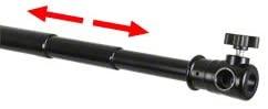 Immagine prodotto Walimex Asta di sfondo del telescopio (3 cm, 307 cm)