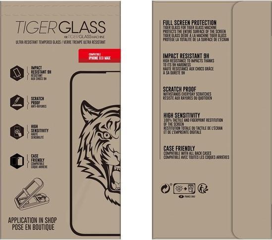 Produktbild Muvit Tiger Verre Trempe Incurve Dedie Tiger Machine: Iphone XS Max (1 Stück, Apple iPhone XS Max)