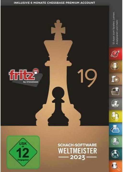 Produktbild Fritz 19 - Schach-Software-Weltmeister 2023 (PC, DE)