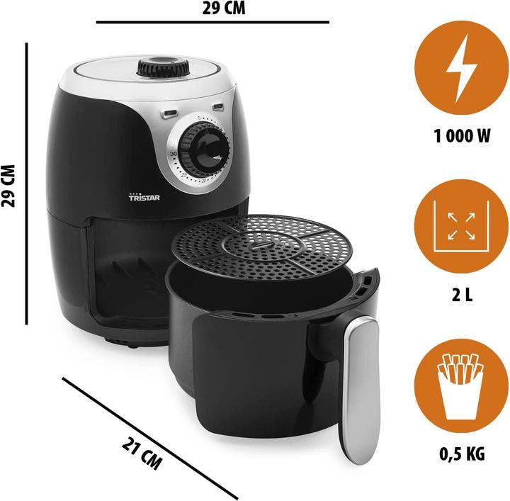 Actual product image Tristar FR-6980 Mini Chrispy Fryer (EU plug)