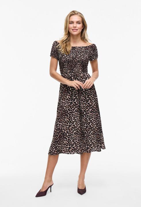 Actual product image Vila VIRITA Midi Gesmoktes Kleid (40)