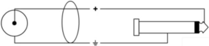 Actual product image Cordial CFU 0.3 PC - Unsym. connection cable / twin cable (0.30 m, 6.3mm jack)