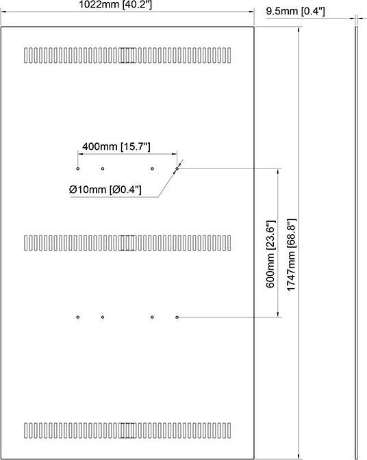 Image du produit Multibrackets Cadre arrière du moniteur, 75"/1287