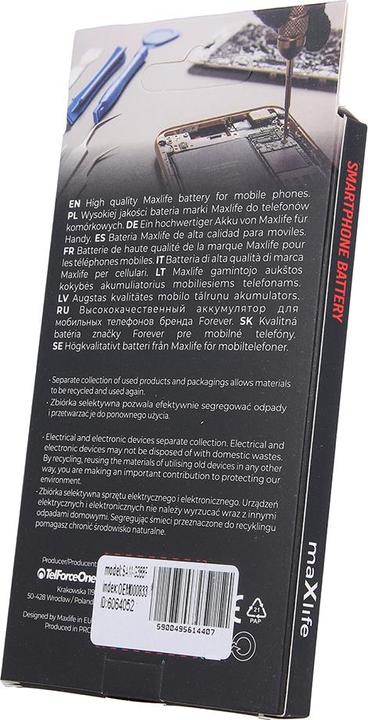 Produktbild Maxlife Akku für Samsung Galaxy Xcover 3 G388F EB-BG388BBE 2200mAh (Akku)