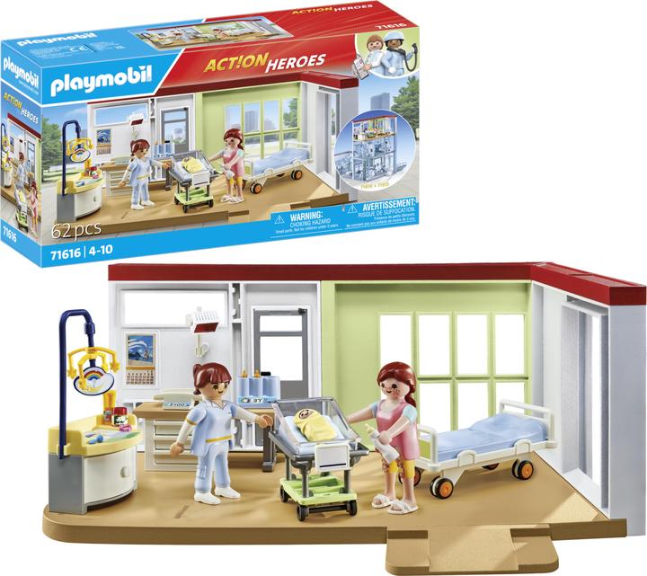 Produktbild Playmobil Entbindungsstation (71616, Playmobil Action Heroes)