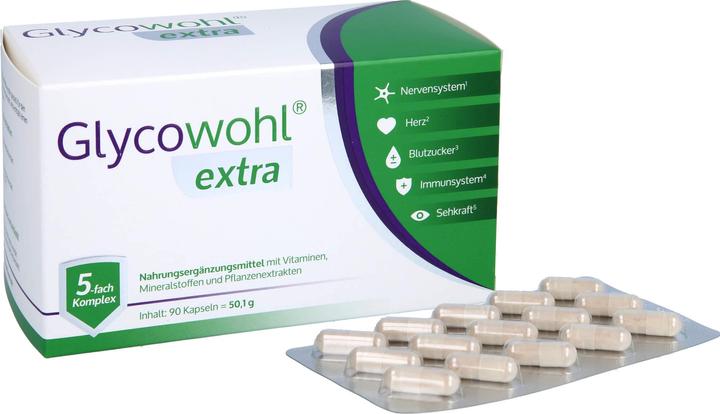 Immagine prodotto Glycowohl tappi extra (90 Pezzo/i, Pillole, 90 g)