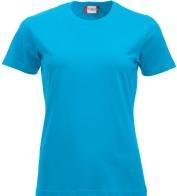 Produktbild Clique Damen T-Shirt Classic-T 029361, Baumwolle, türkis, Grösse L (L)