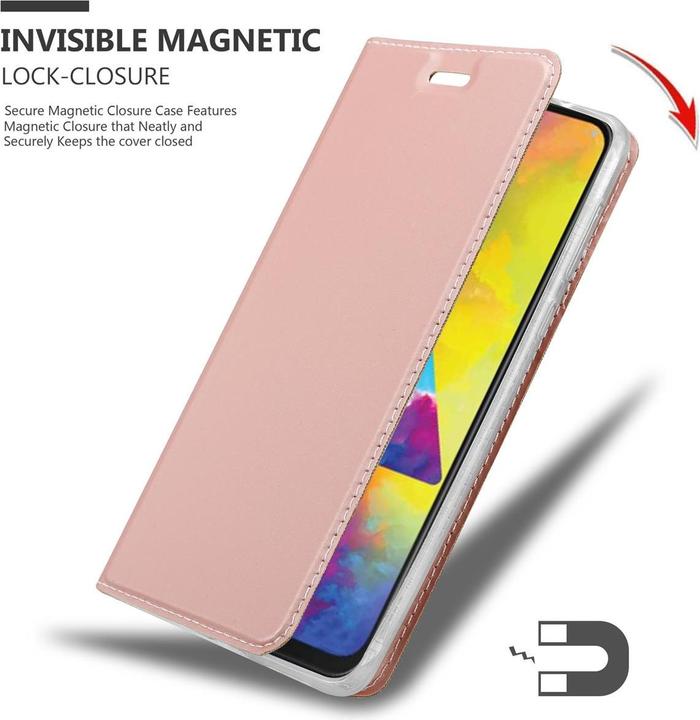 Image du produit Cadorabo Book Classy Style Cover (Samsung Galaxy M30s, Samsung Galaxy M21)
