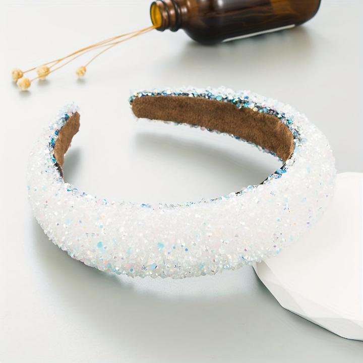 Activity Board Elegantes, funkelndes Strass- und Perlenstirnband - schickes Haarschmuckstück im koreanischen Stil