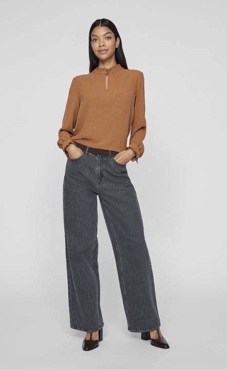 Produktbild Vila High Neck Oberteil mit langen Ärmeln (38)