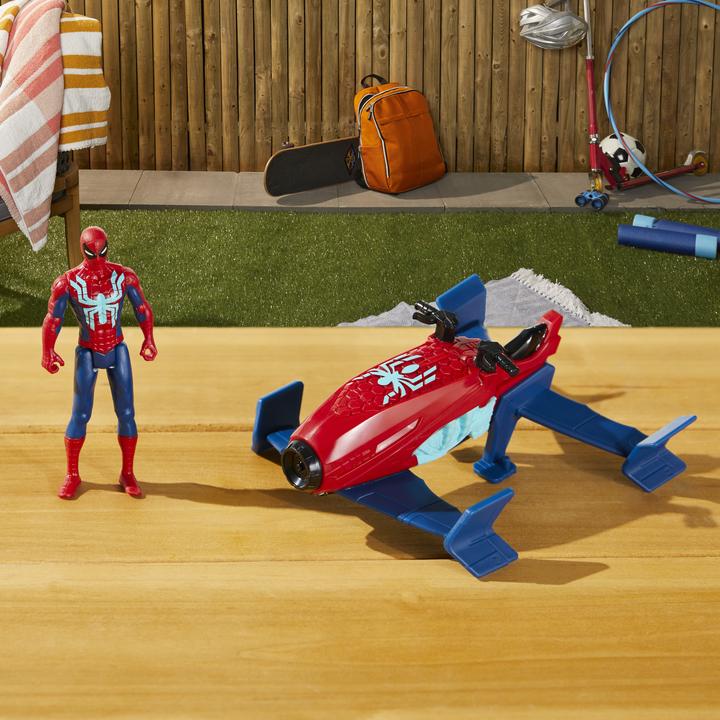 Image du produit Hasbro Spiderman Web Splashers Véhicule Spider-Man Jet Splasher
