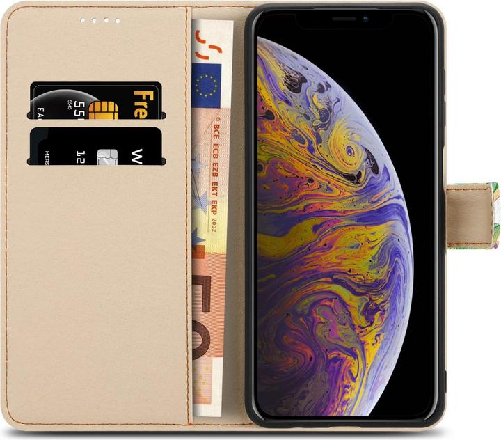 Actual product image Cadorabo Book cover with print (Apple iPhone X)