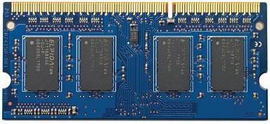 Image du produit HP 2Go 13333Mhz DDR3 PC-10600 (1 x 2GB, 13333 MHz, RAM DDR3, SO-DIMM)